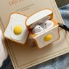 Kawaii Egg Toast Earphone Protective Case  |  Earphone Case