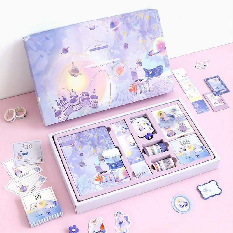 Kawaii Fairy Tale Series Notebook Gift Set – Limited Edition  |  Stickers