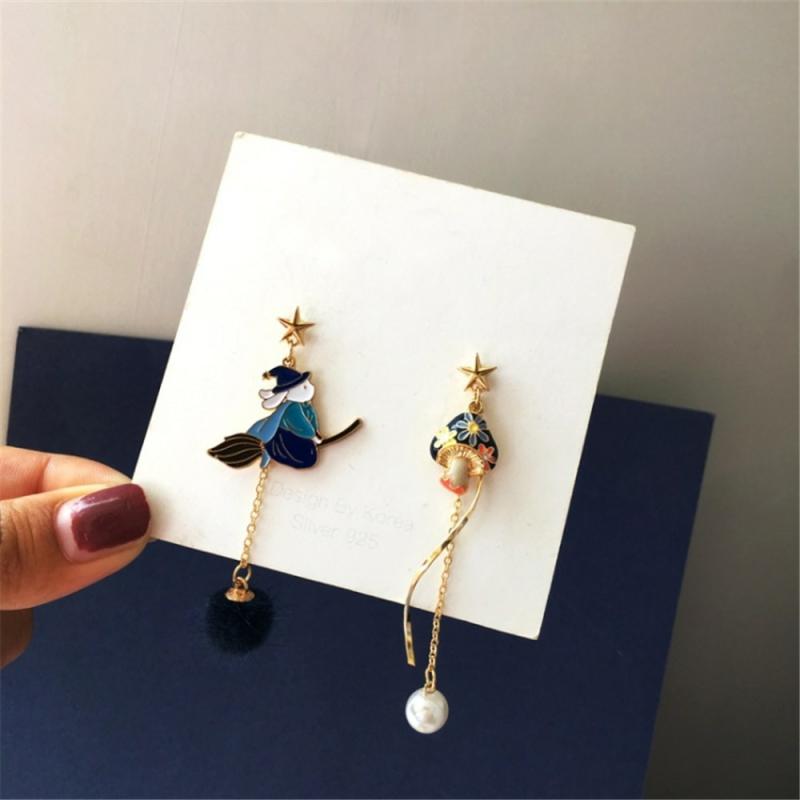 Kawaii Fairy Witch Pearl Earrings – Limited Edition  |  Earrings