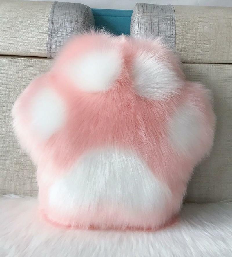 Kawaii Fluffy Cat Paw Seat Cushion – Special Edition  |  Pillows