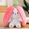 Kawaii Fruit Bunny Strawberry Plush – Limited Edition  |  Cute Stuffed Animals