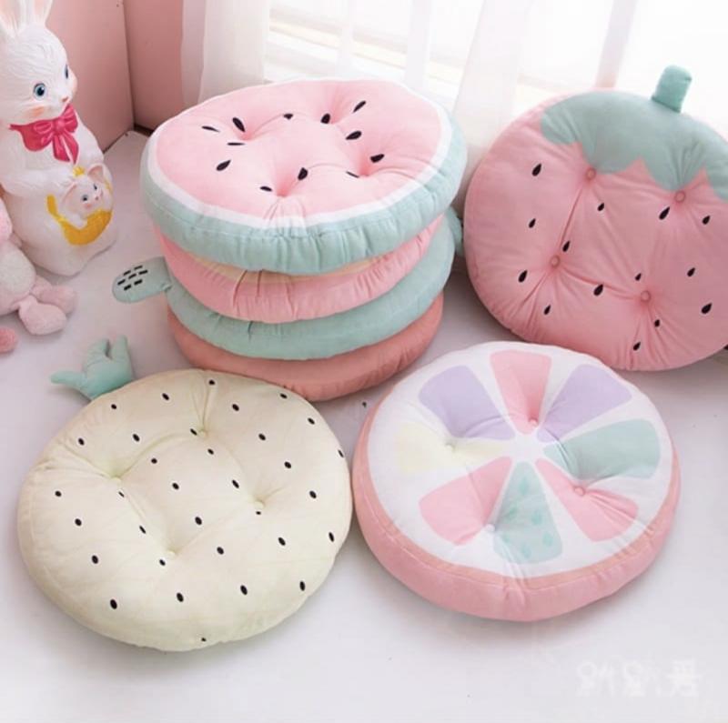 Kawaii Fruit Cushion Pillow (45Cm) – Limited Edition  |  Pillows