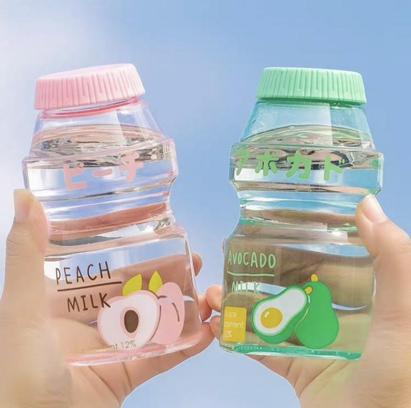 Kawaii Fruit Milk Bottle (480Ml) – Limited Edition  |  Bottles