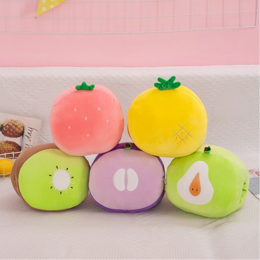 Kawaii Fruit Series Hand Warmer Cushion – Limited Edition  |  Fruit