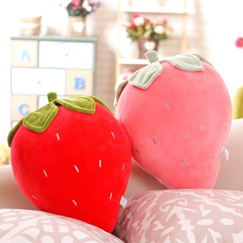 Kawaii Fruit Series Strawberry Plush Xl  |  Fruit