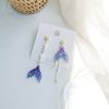 Kawaii Glitter Korea Style Sea Earrings  |  Earrings