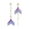 Kawaii Glitter Korea Style Sea Earrings  |  Earrings