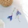 Kawaii Glitter Korea Style Sea Earrings  |  Earrings