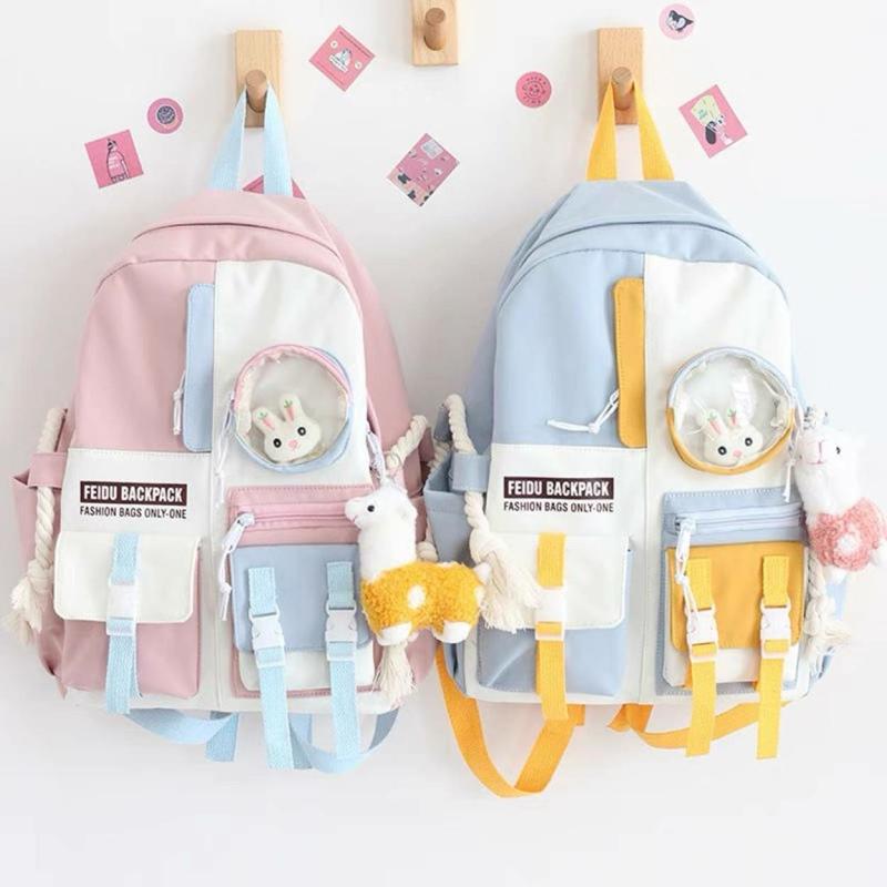 Kawaii Harajuku Pastel Style Waterproof Backpack  |  Bags