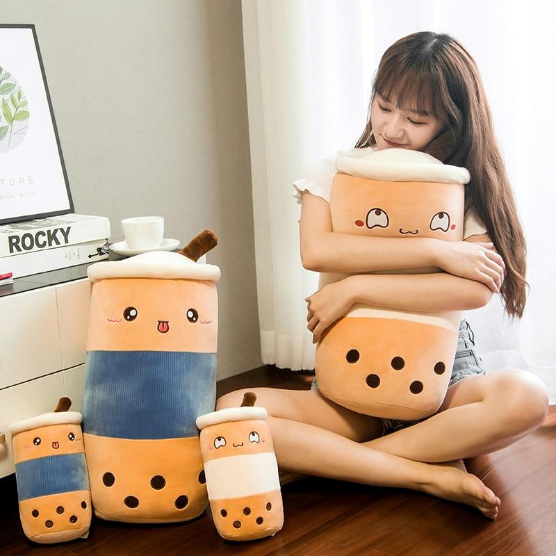 Kawaii Huggable Bubble Tea Plush Xl (50Cm)  |  Pillows