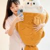 Kawaii Japanese Cat Fish Taiyaki Plush – Jumbo Edition  |  Cat