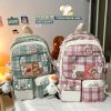 Kawaii Japanese High School Plaid Backpack – Limited Edition  |  Bags