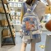 Kawaii Japanese High School Plaid Backpack – Limited Edition  |  Bags