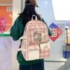 Kawaii Japanese High School Plaid Backpack – Limited Edition  |  Bags