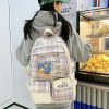 Kawaii Japanese High School Plaid Backpack – Limited Edition  |  Bags