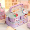 Kawaii Japanese Style Bento Lunchbox  |  Bottles