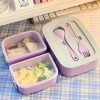 Kawaii Japanese Style Bento Lunchbox  |  Bottles