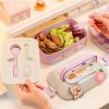 Kawaii Japanese Style Bento Lunchbox  |  Bottles