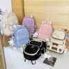 Kawaii Japanese Style Bunny Ears Pastel Backpack  |  Bags