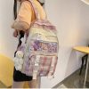 Kawaii Japanese Style Canvas College Backpack  |  Bags