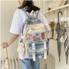 Kawaii Japanese Style Canvas College Backpack  |  Bags