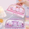 Kawaii Japanese Style Pastel Transparent Pencil Case  |  Pencil Cases