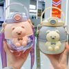 Kawaii Jumbo Bear Straw Water Bottle – Limited Edition  |  Bottles