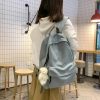 Kawaii Korea Aesthetic Minimalist Canvas Backpack  |  Bags