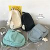 Kawaii Korea Aesthetic Minimalist Canvas Backpack  |  Bags