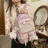 Kawaii Korea Bear Style Harajuku Pastel Backpack  |  Bags