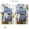 Kawaii Korea Canvas Harajuku Backpack Set (5Pcs)  |  Bags