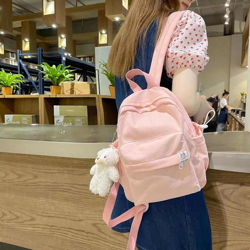 Kawaii Korea Style Candy Pastel College Backpack  |  Bags