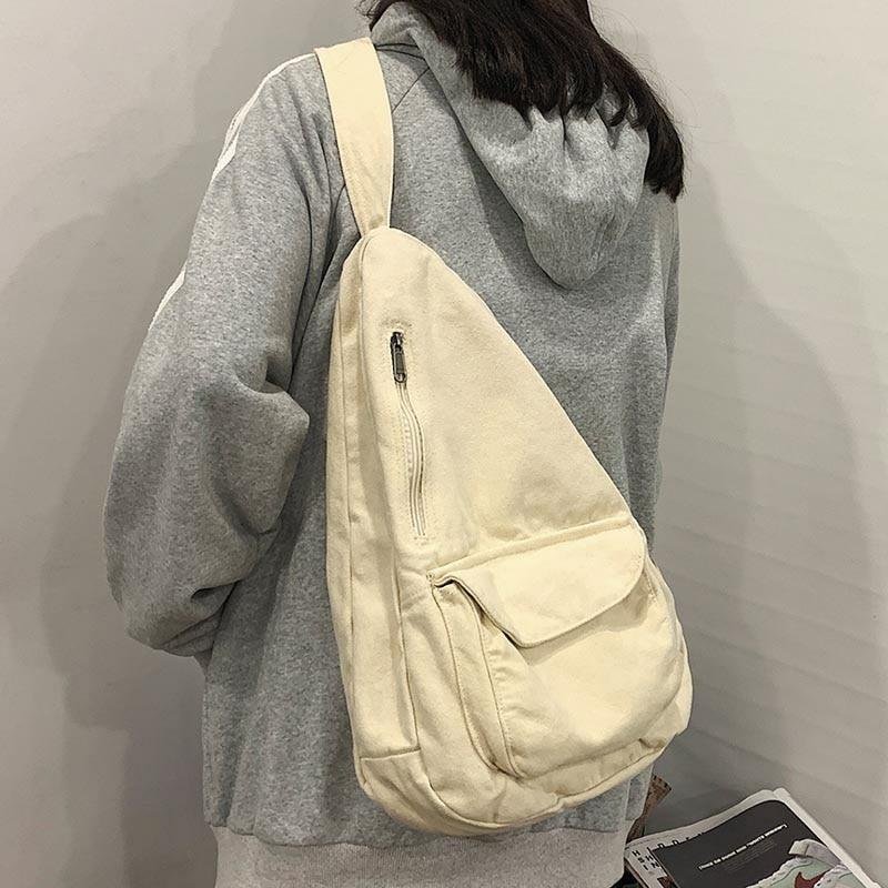 Kawaii Korea Style Canvas Haversack Backpack  |  Bags