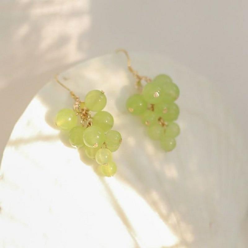 Kawaii Korea Style Grape Earrings – Limited Edition  |  Earrings