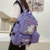 Kawaii Korea Style Multi-Pocket Shoulder Backpack  |  Bags