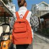 Kawaii Korea Style Solid Pastel Backpack  |  Bags