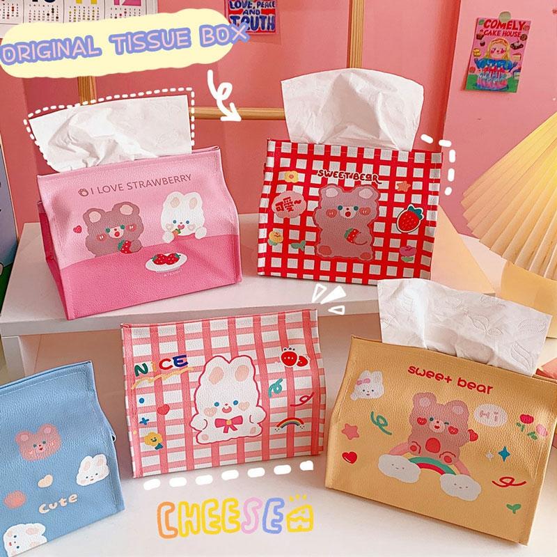 Kawaii Korea Style Tissue Box Wrapper  |  Tissue Box