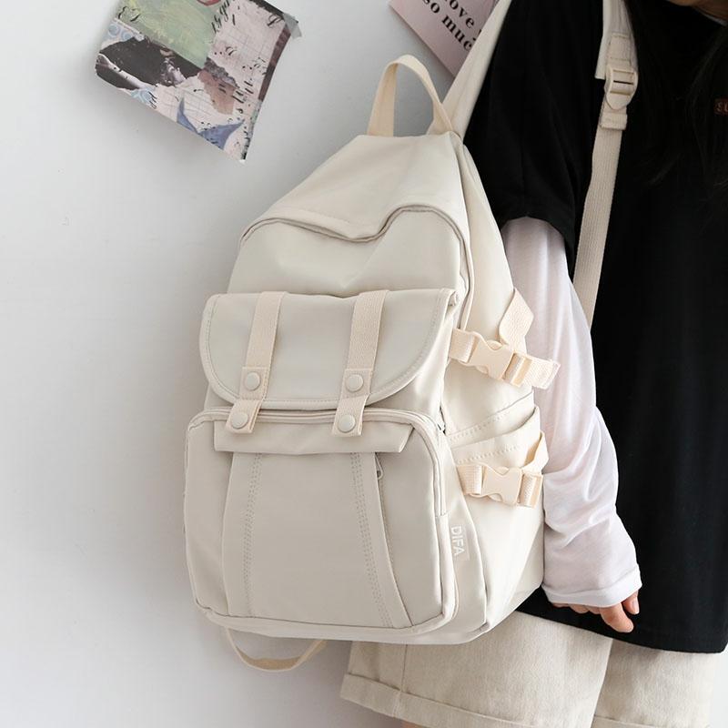 Kawaii Korean Canvas College Pastel Backpack – Limited Edition  |  Bags