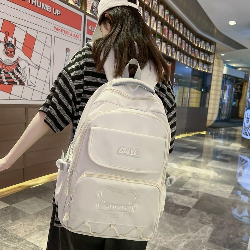 Kawaii Korean Style Large Capacity Pastel Backpack – Limited Edition  |  Bags