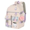 Kawaii Large Capacity Canvas Grid Backpack – Limited Edition  |  Bags