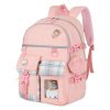 Kawaii Large Capacity Canvas Grid Backpack – Limited Edition  |  Bags