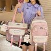 Kawaii Large Capacity College Fashion Backpack Set (2Pcs)  |  Bags