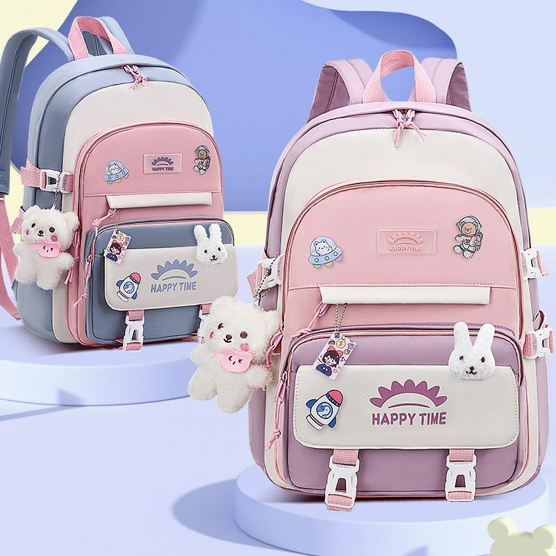 Kawaii Large Capacity Waterproof Pastel School Backpack  |  Bags