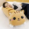 Kawaii Long Happy Cat Pillow Plush Xl (90Cm)  |  Giant Stuffed Animals