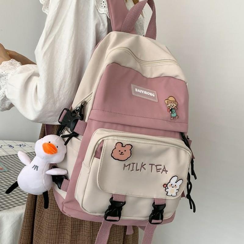 Kawaii Milk Tea Harajuku Backpack – Limited Edition  |  Bags