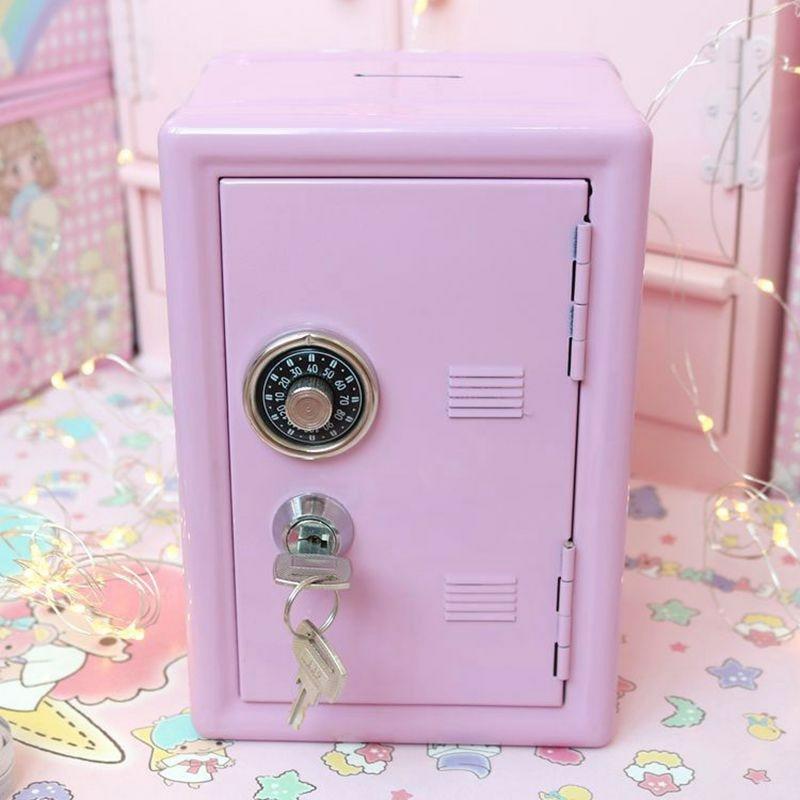 Kawaii Mini Safe Storage Cabinet – Special Edition  |  Desk Accessories