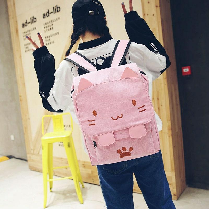 Kawaii Neko Cat Harajuku Backpack  |  Bags