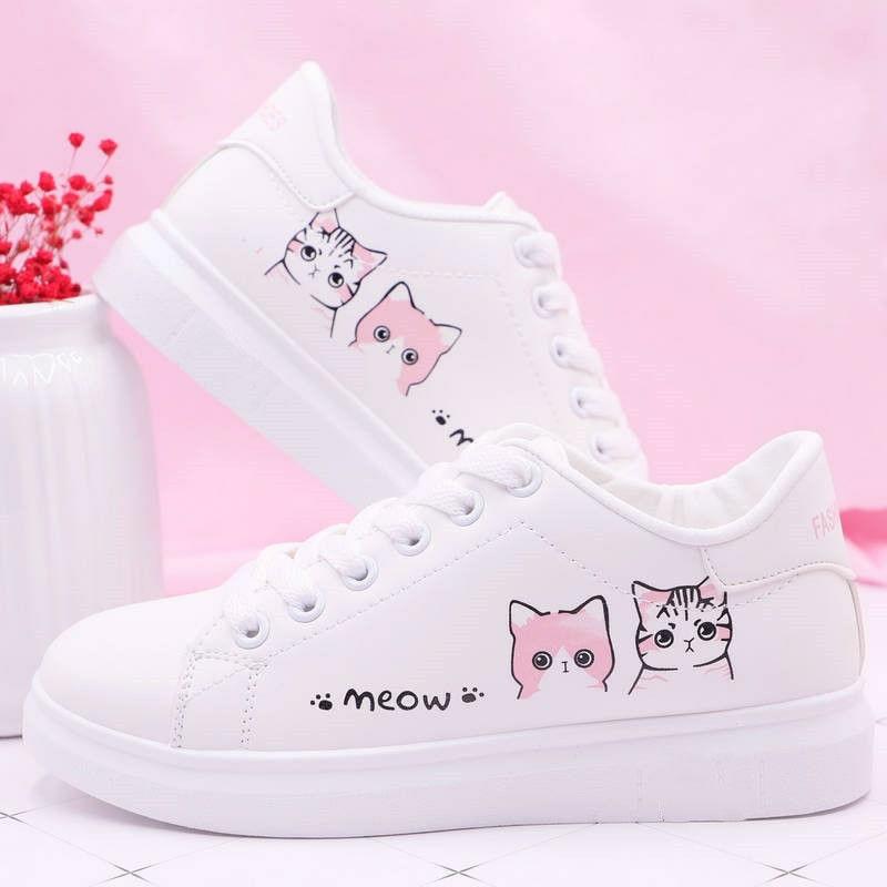 Kawaii Neko Cat Harajuku Shoes – Limited Edition  |  Slippers