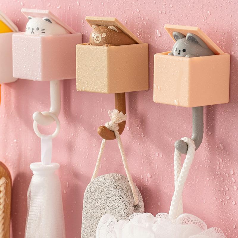 Kawaii Neko Cat Pop Up Sticky Wall Hanger  |  Desk Accessories