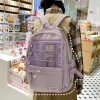 Kawaii Nylon Harajuku Solid Pastel College Backpack  |  Bags